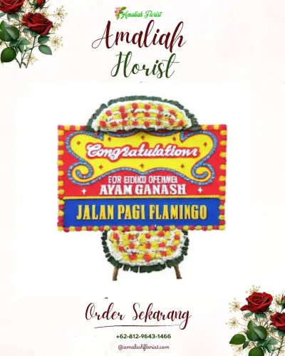 Bunga Papan Congratulation di Junrejo